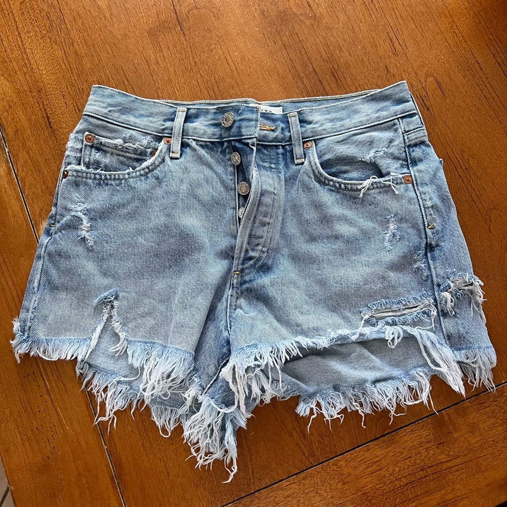AGolde Parker Jean shorts size 25